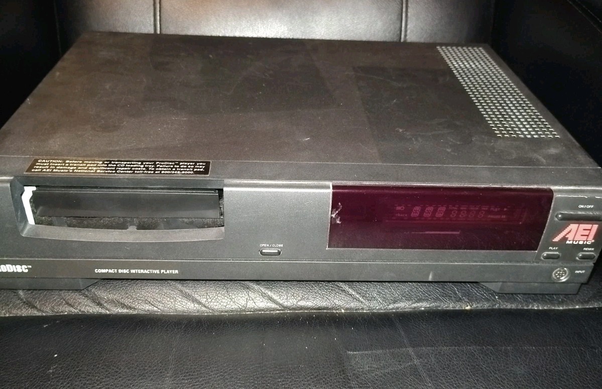 Rare AEI Music Prodisc CDI200/37 Compact Disc Interactive Player Untested