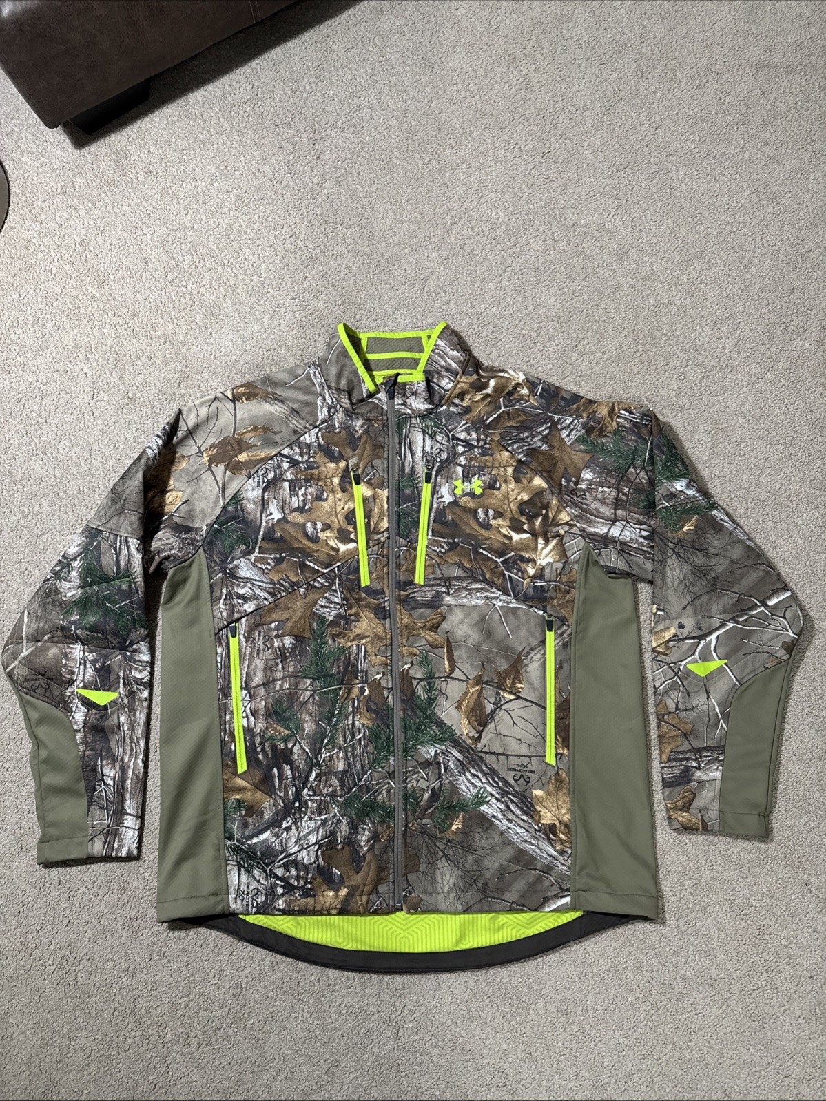 Under Armour Scent Control Infrared Storm2 Softshell Camo Jacket Realtree 2XL