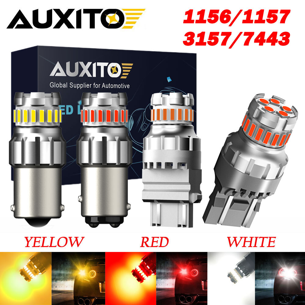 AUXITO LED Reverse Brake Turn Signal Light Bulbs 3156/3157/7440/7443/1156/1157