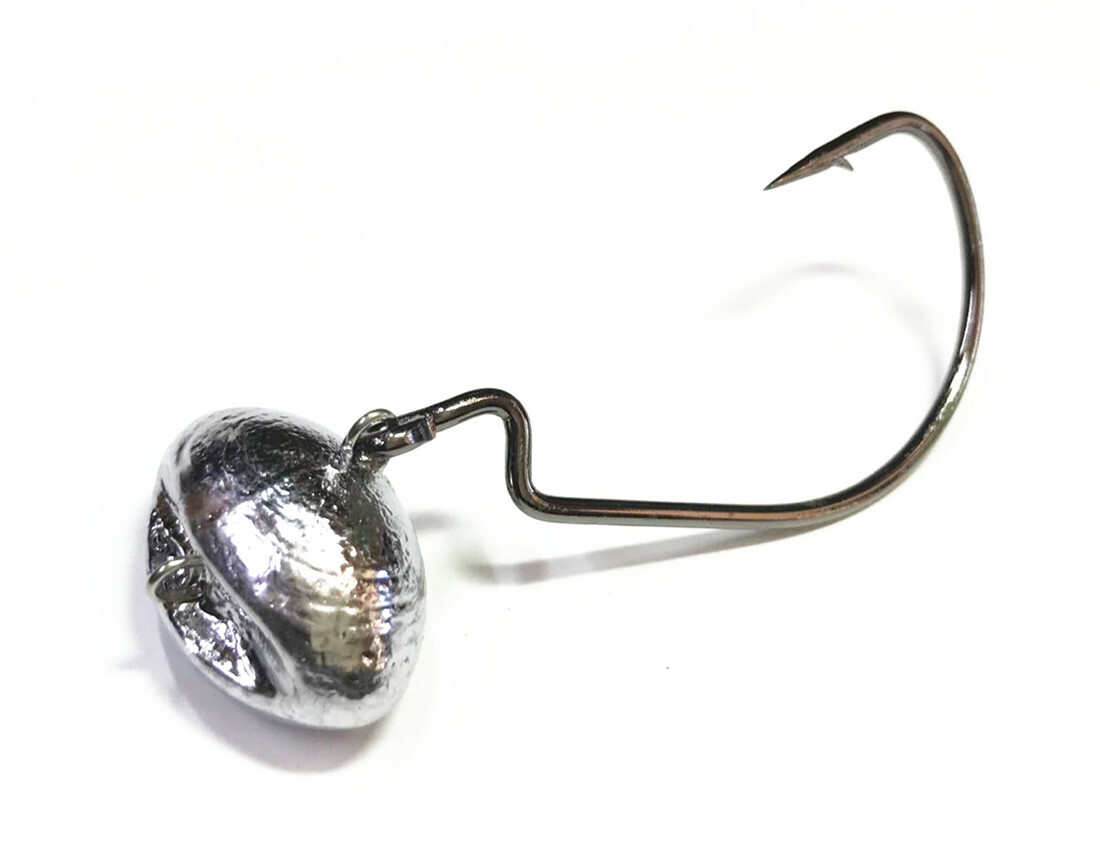 5 Pcs Football Swing Jig Fishing jig Body Lure Raw Hook size /  weight- selec