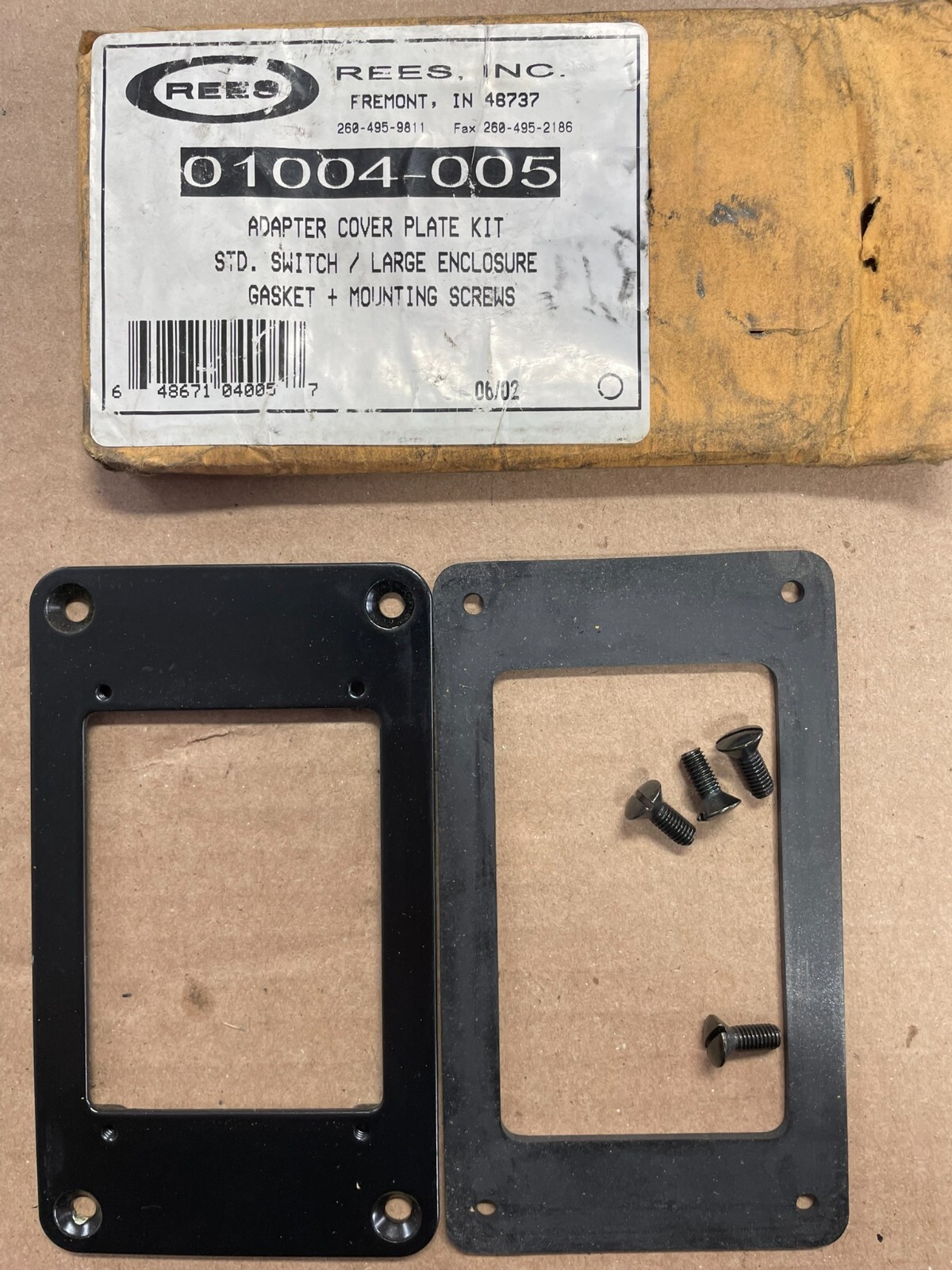 REES 01004-005 ADAPTER PLATE COVER KIT