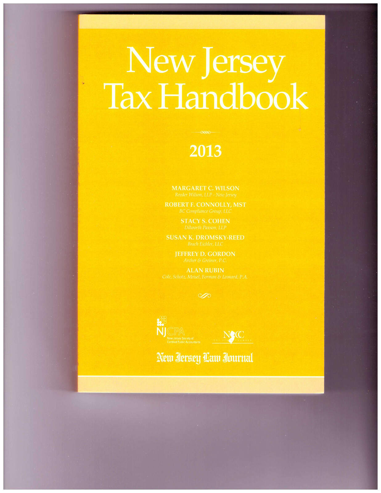 2013  NEW JERSEY TAX HANDBOOK