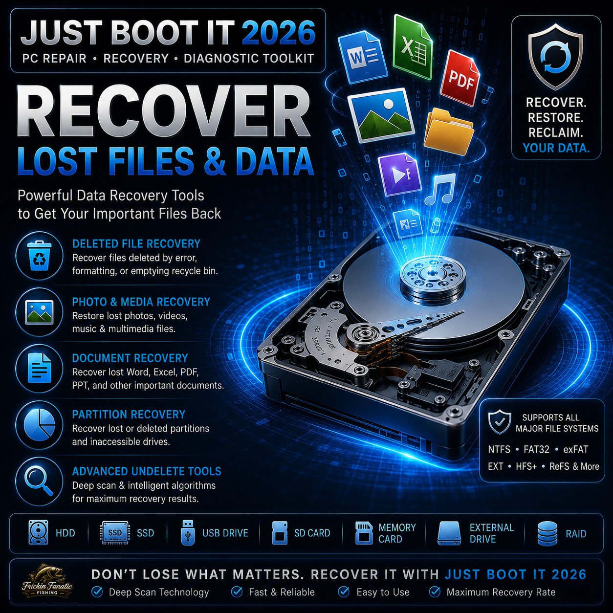 Just Boot It Ultimate Computer Repair Recovery Diagnostics Boot Toolkit Windows