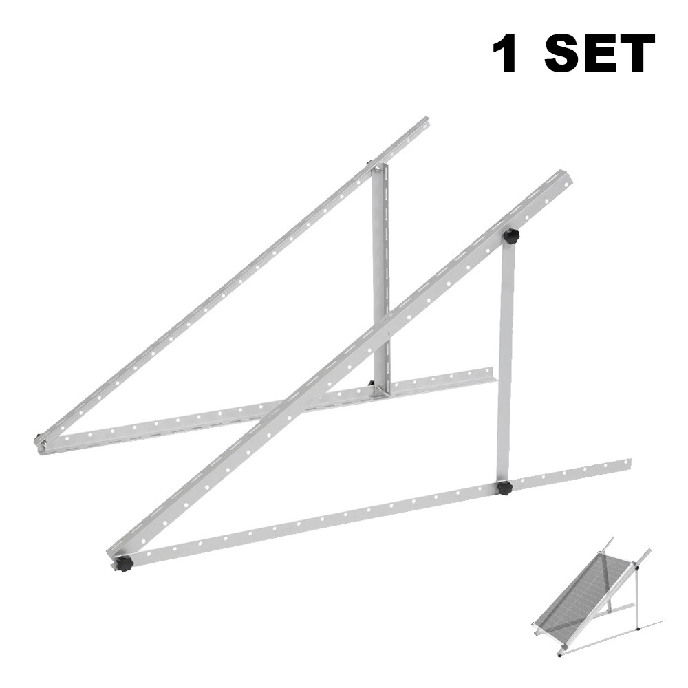 45in Adjustable Solar Panel Mounting Bracket Kit Ground Multifunction