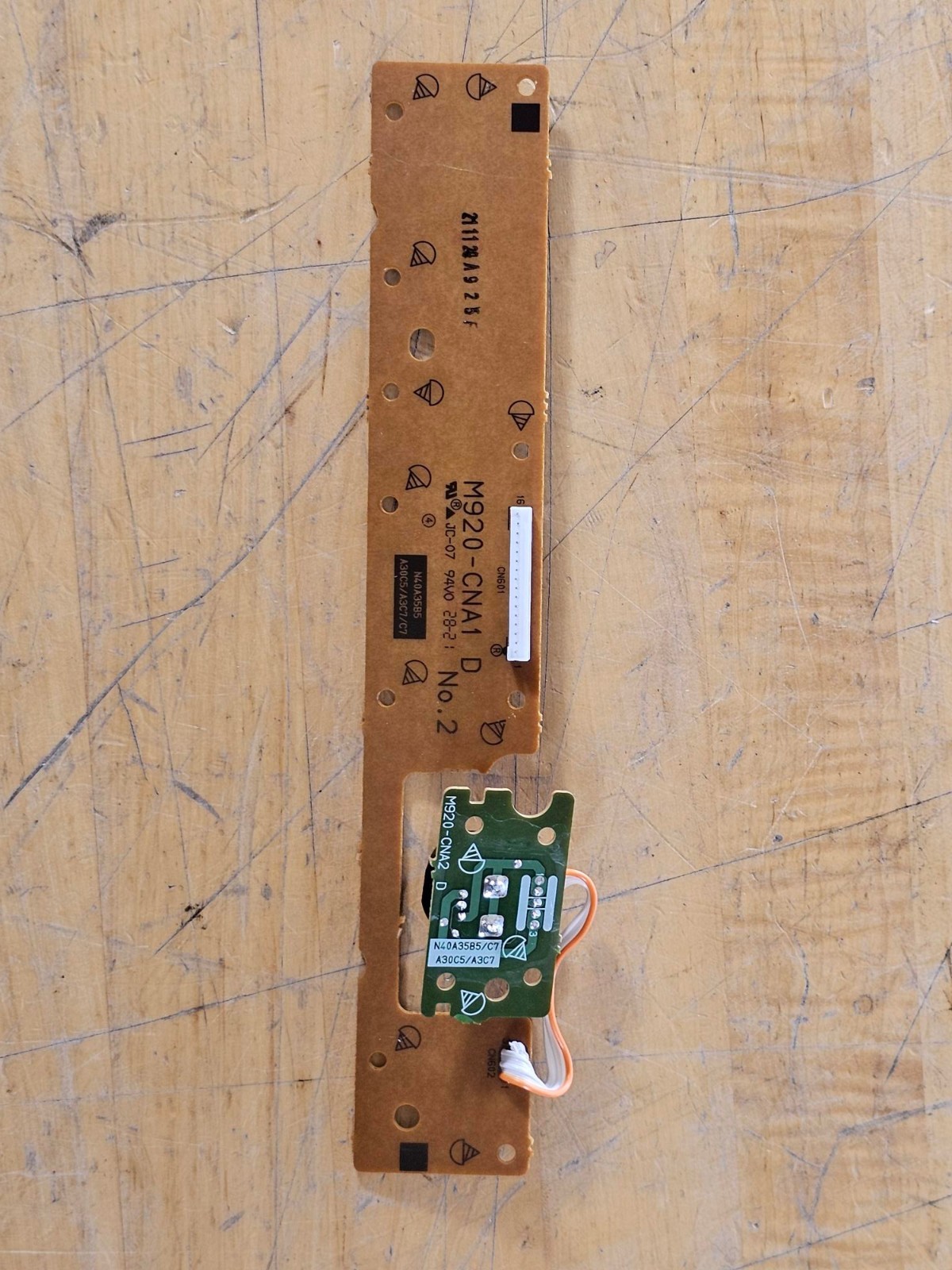 Casio Panel Board Assembly M920-CNA1 for Casio Digital Pianos Part 10433563