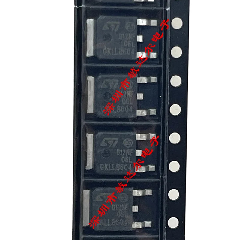 10PCS STD12NF06LT4 STD12NF06L D12NF06L D12NF06 TO-252 N channel 12A 60V
