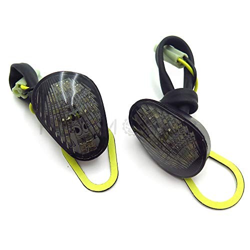 MT224-007-SK Smoke Euro LED Flush Mount Turn Signal Compatible Smoke LED Light