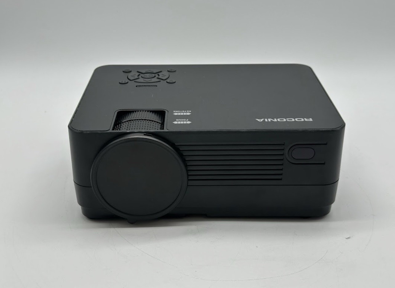 Roconia Desktop Home Projector Portable with Carrying Case