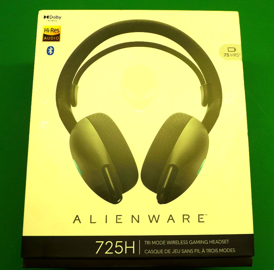 GENUINE Alienware Tri-Mode Wireless Gaming Headset 725H 2JN9W