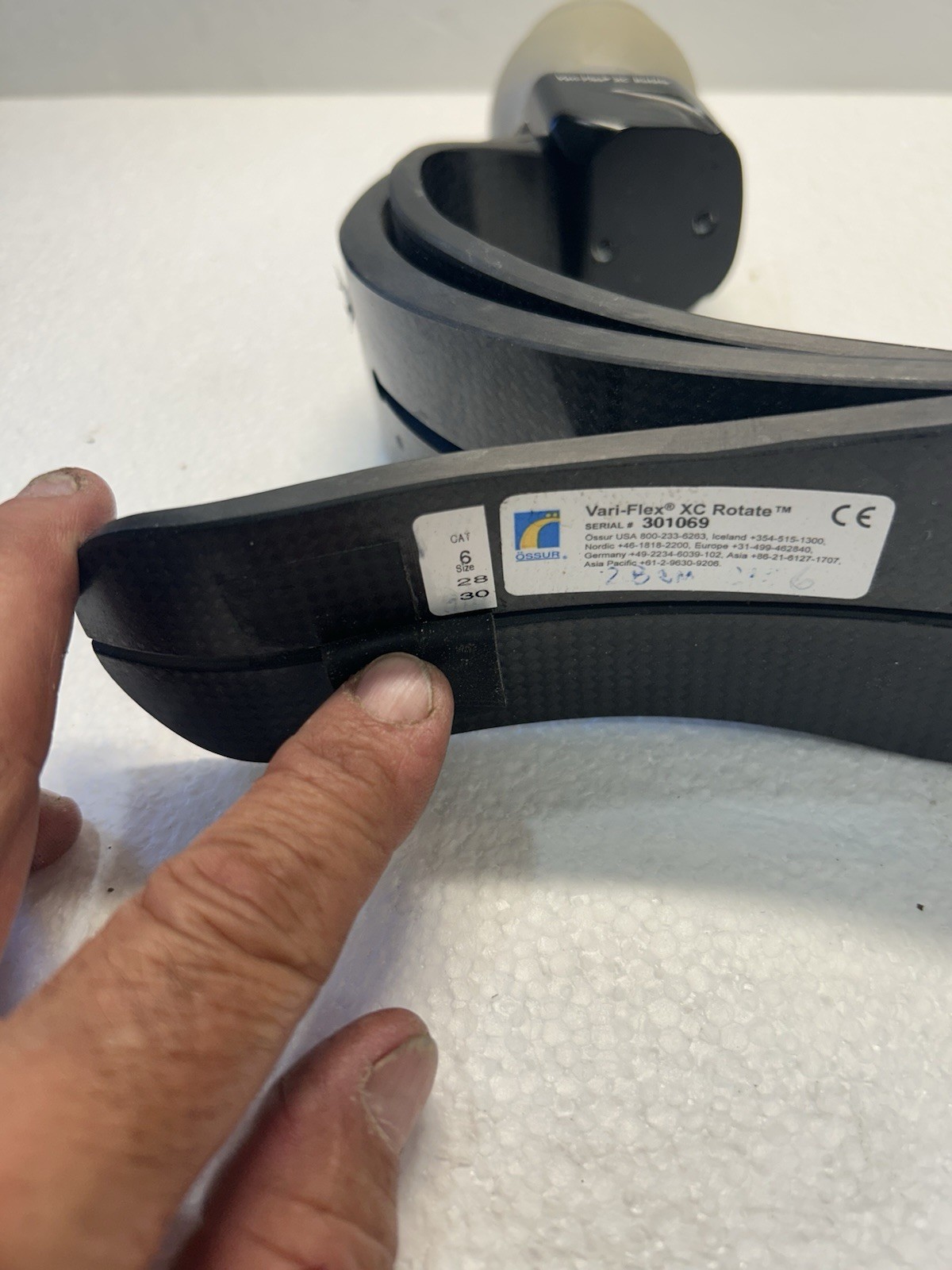 Össur Vari-Flex XC Rotate Prosthetic Foot Module, MPN 301069