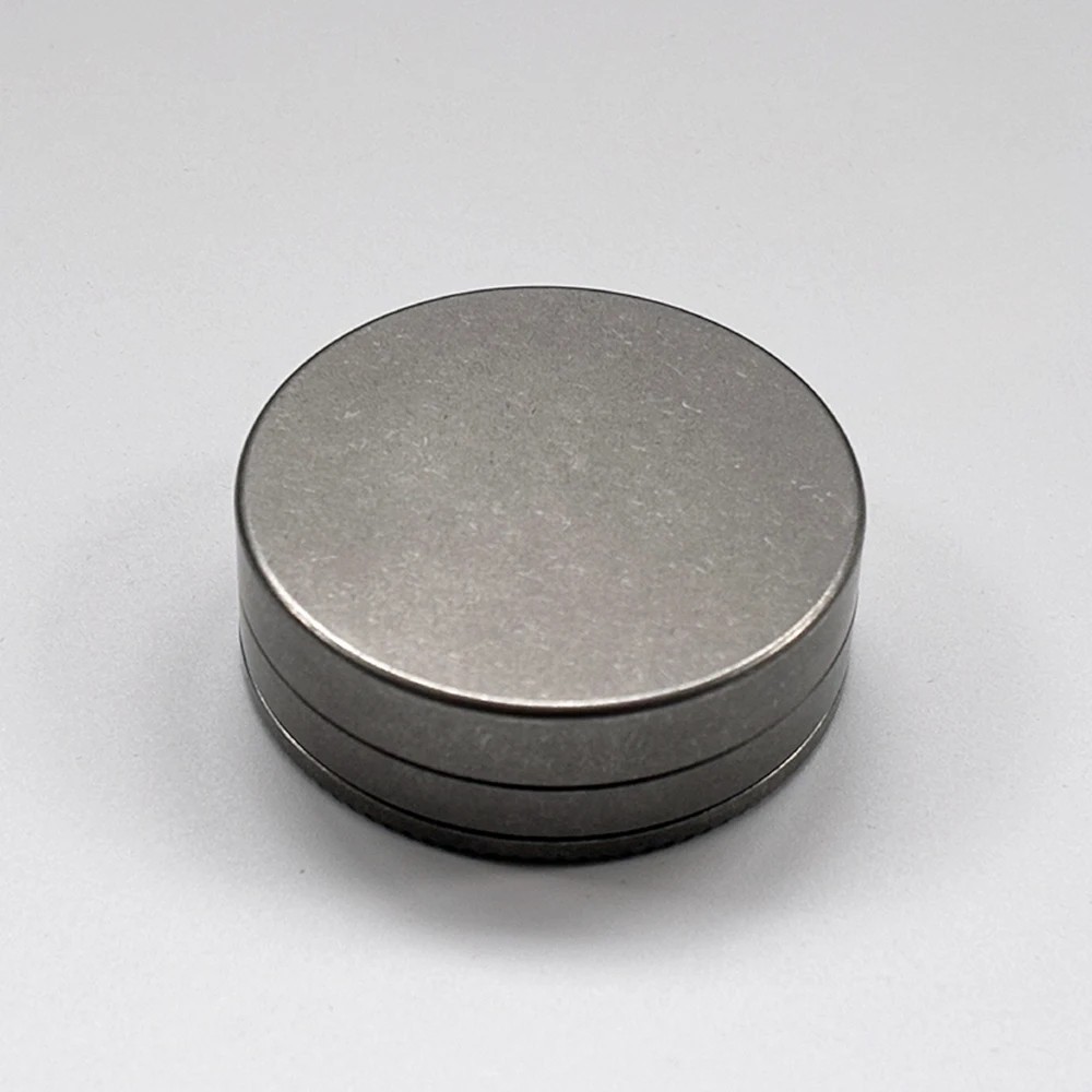 Small Titanium Alloy Storage Box Small Tool Round Case Travel Pill Bottle