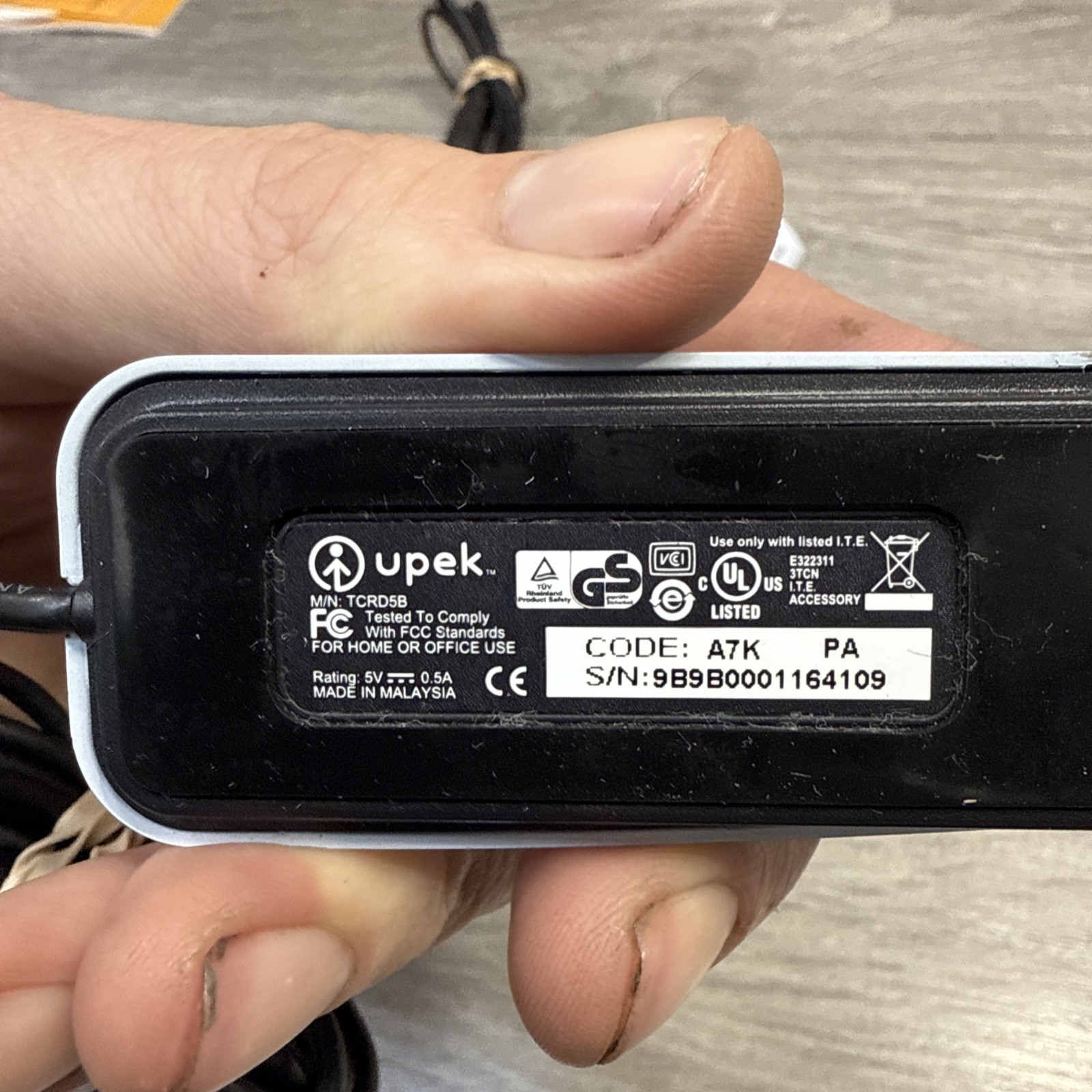 Upek Eikon Solo TCRG5B Fingerprint Scanner Reader (NO SOFTWARE) Bundle Lot