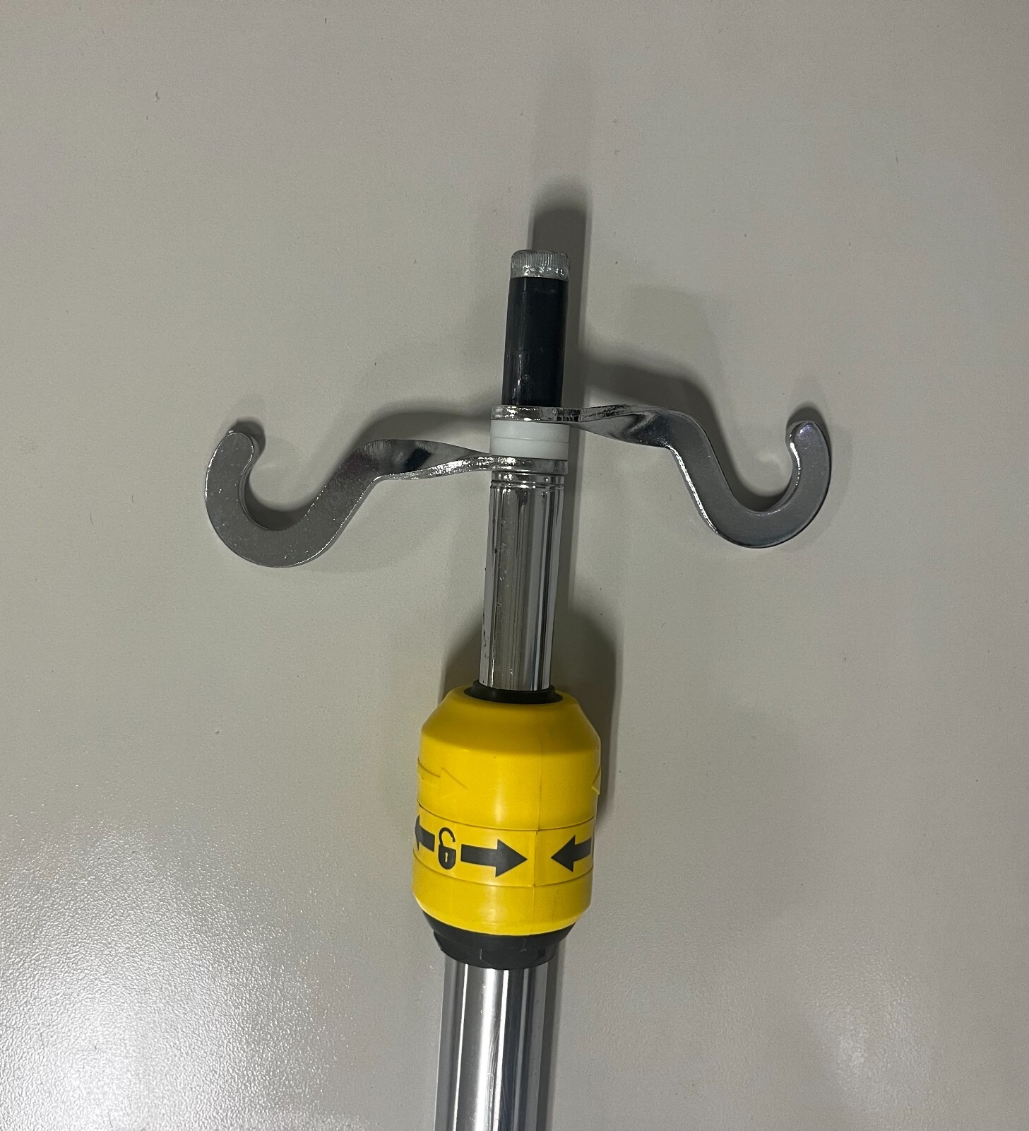 Stryker 2-Stage Permanent IV Pole, Foldable IV Pole