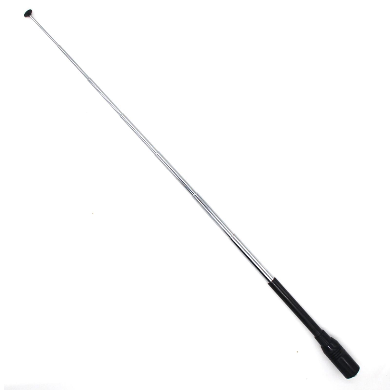 Dual Band VHF UHF Telescopic Ham Radio Antenna 11.2cm-42cm Extendable SMA Female