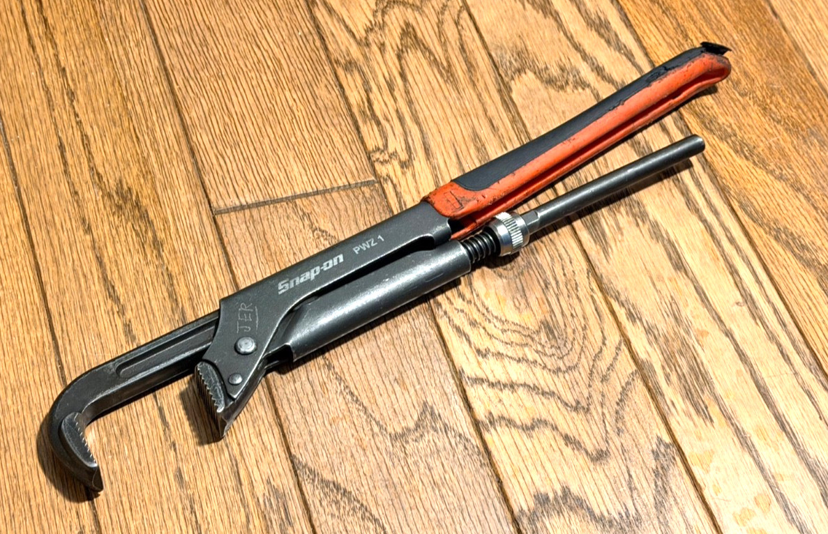 Snap On Tools 12.5" Cobra Pipe Pliers Wrench Adjustable Water Pump Tie Rod Soft