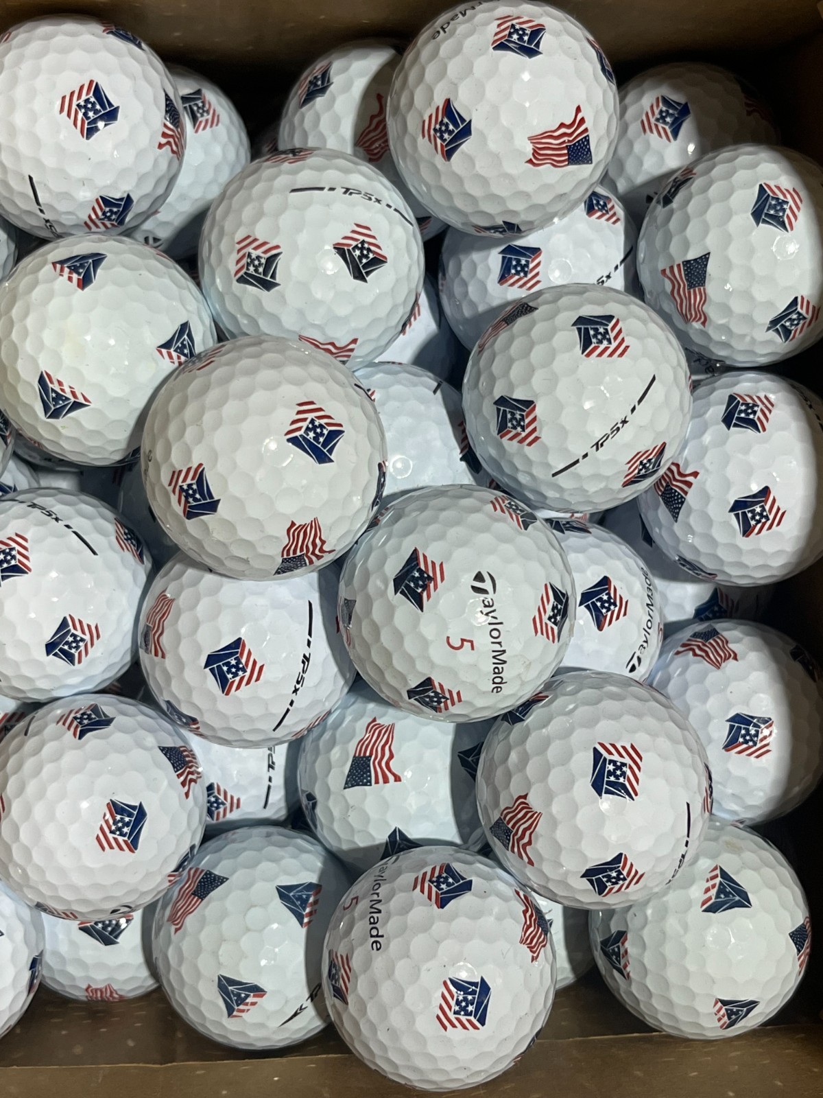 TaylorMade TP5X PIX USA 36 Pack Used Golf Balls AAAAA 5A Mint Recycled Balls