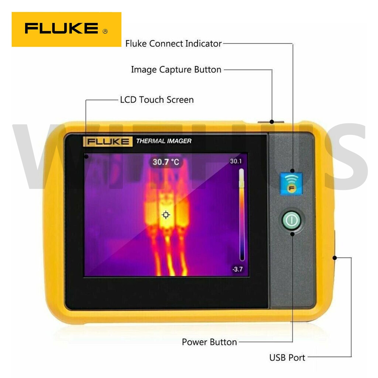 FLUKE PTi120 Compact Fluke Pocket Thermal Camera - Tracking