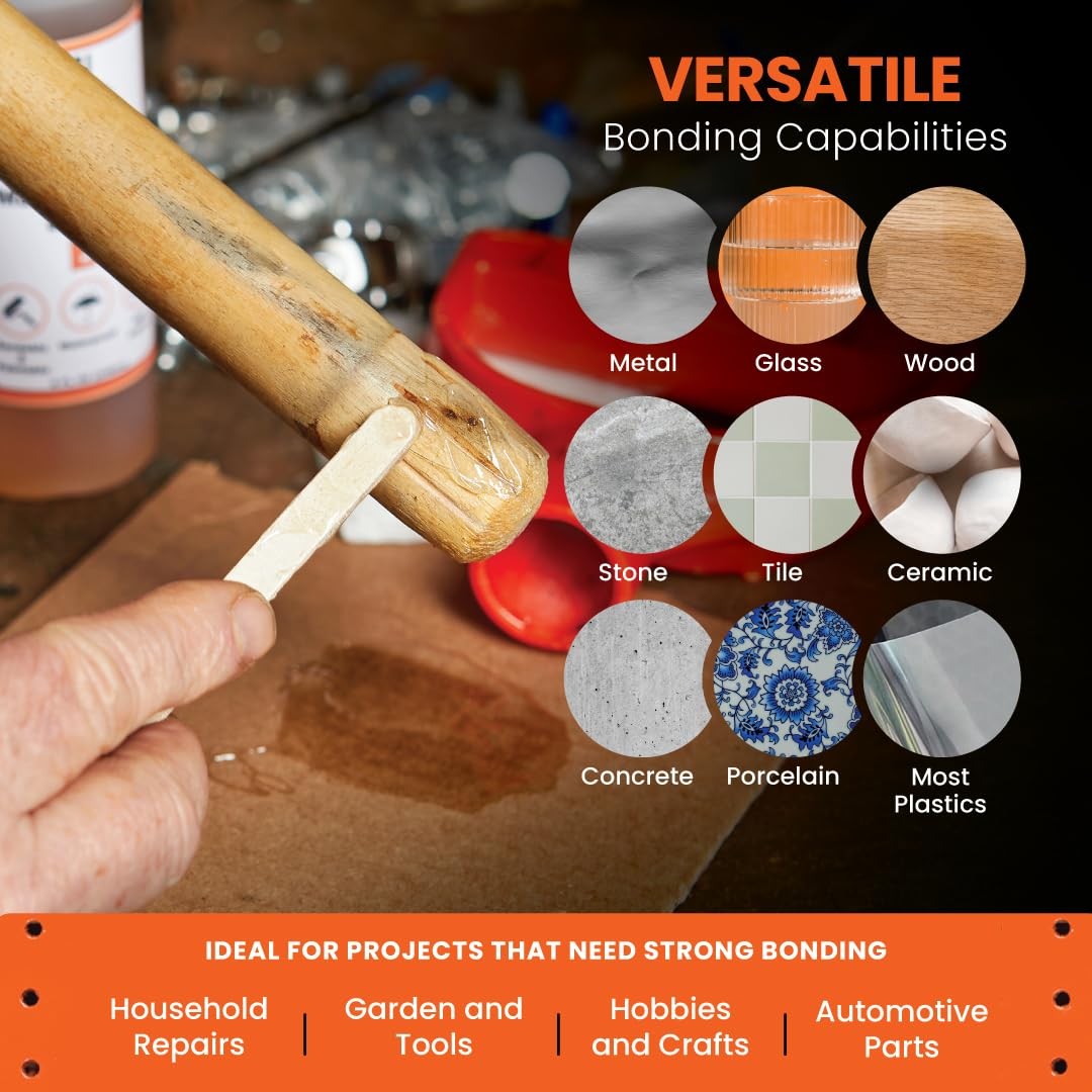 Brampton Multi-Purpose Epoxy, Quick 30-Minute Set, Waterproof 2-Part Amber