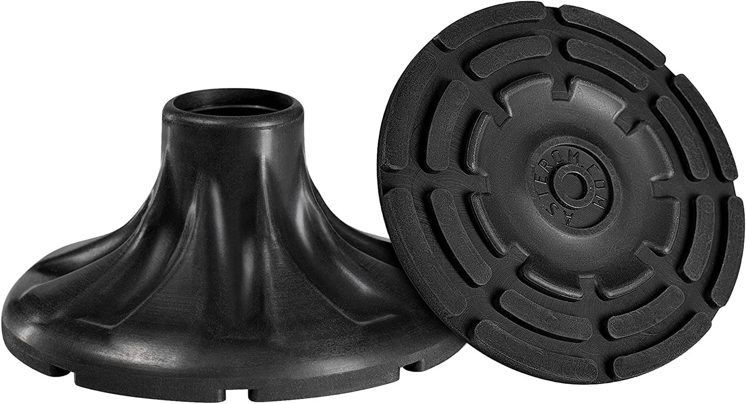 Cane Tips 3/4 Inch - Heavy Duty, Wide Base, All Terrain - Rubber Cane Tips, W...
