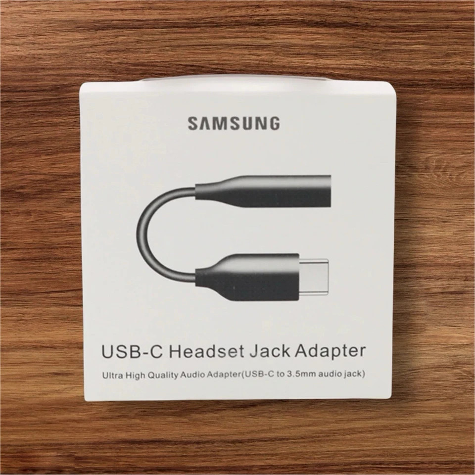 New Samsung USB-C to 3.5mm Headphone Audio Jack Adapter Fast Free Shipping......