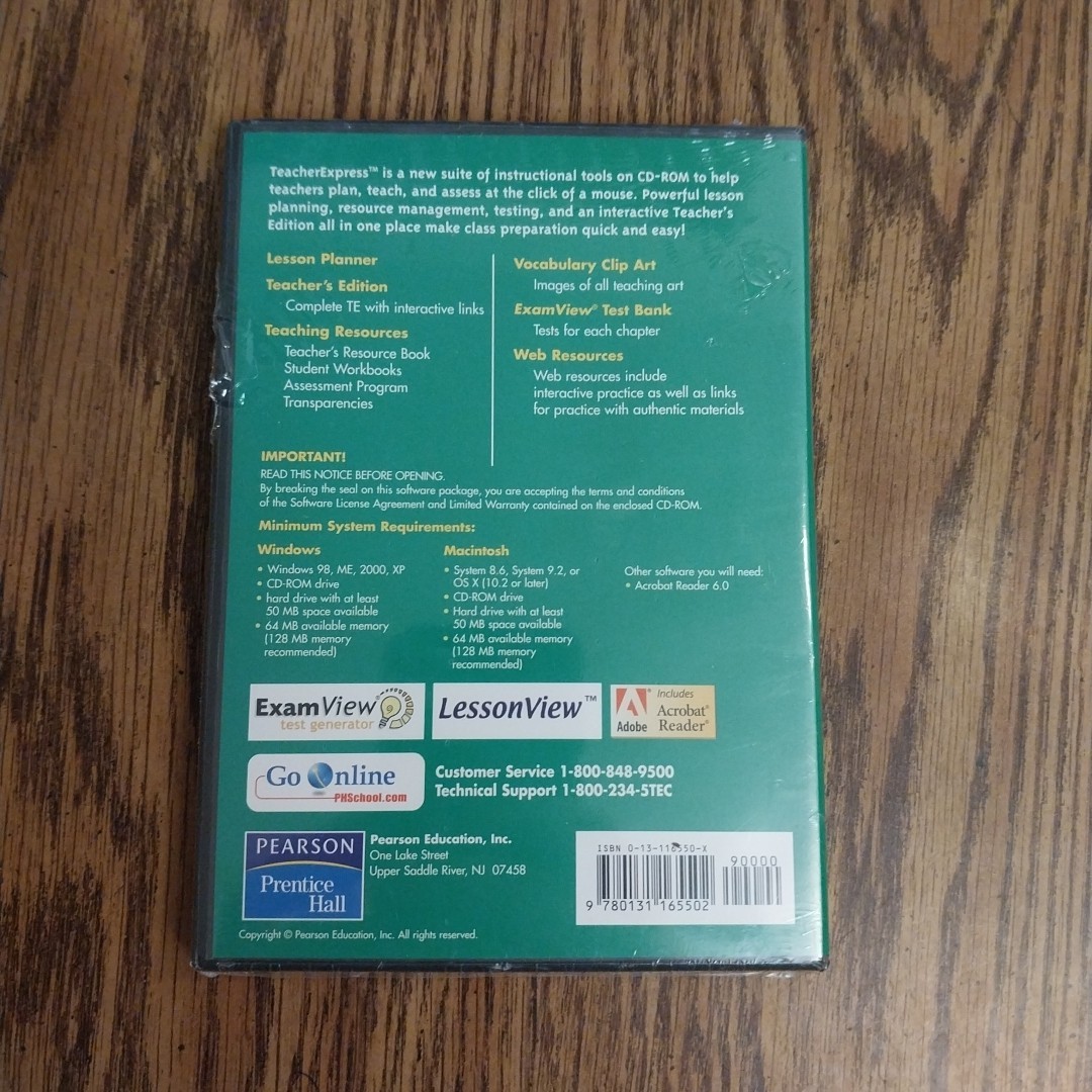 Prentice Hall Teacher Express Sampler Realidades 3 (2 CD-ROM Set) New