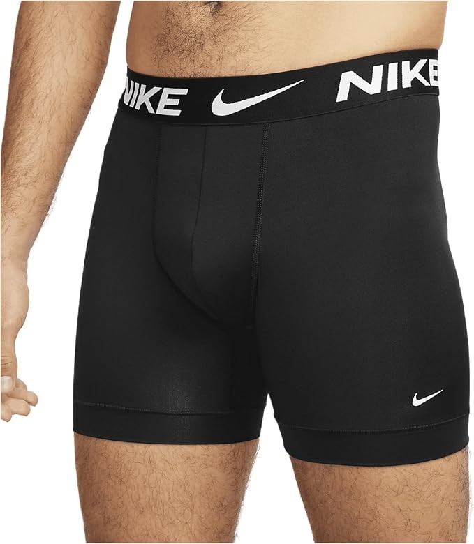 Nike Essential Micro Boxer Brief, Dri-FIT 3Pk, Black, X-Large (9491) Q3(D321T)
