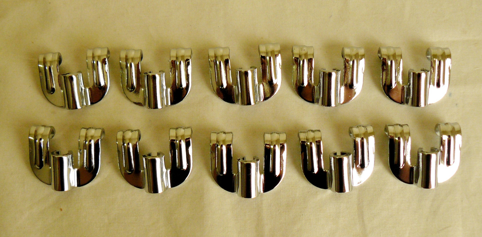NEW Chrome Small Drum Claws Bass Snare Tom Lot of 10 for Drum Set Kit
