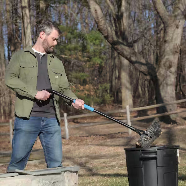Unger Rugged Reacher Heavy Duty Grabber Tool for Outside Clean-up, 42.5