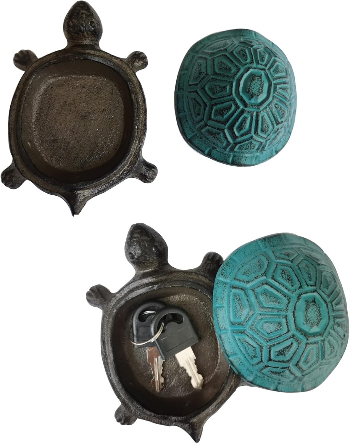 Cute Turtle Key Holder - Ear Studs & Ring Organizer