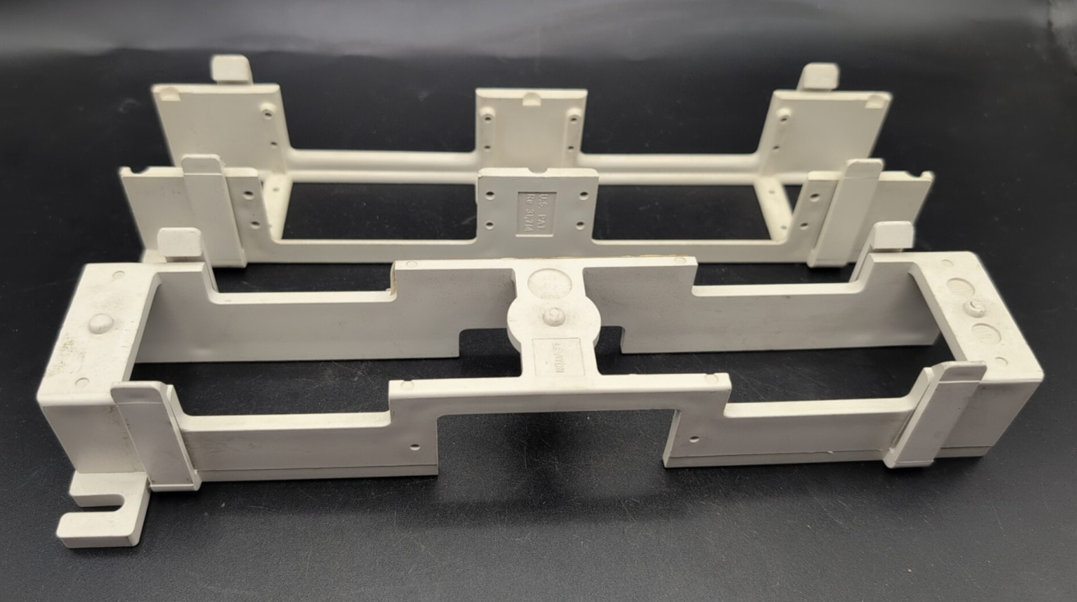 Wall Mounting Bracket Mount for 66 Type Punch Down Wiring Block White (Qty 2)