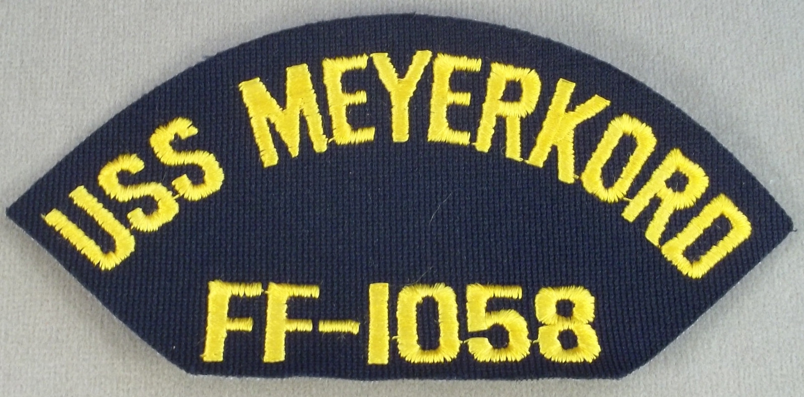 US Navy Cap Patch USS Meyerkord FF-1058 ( Knox Class Frigate )