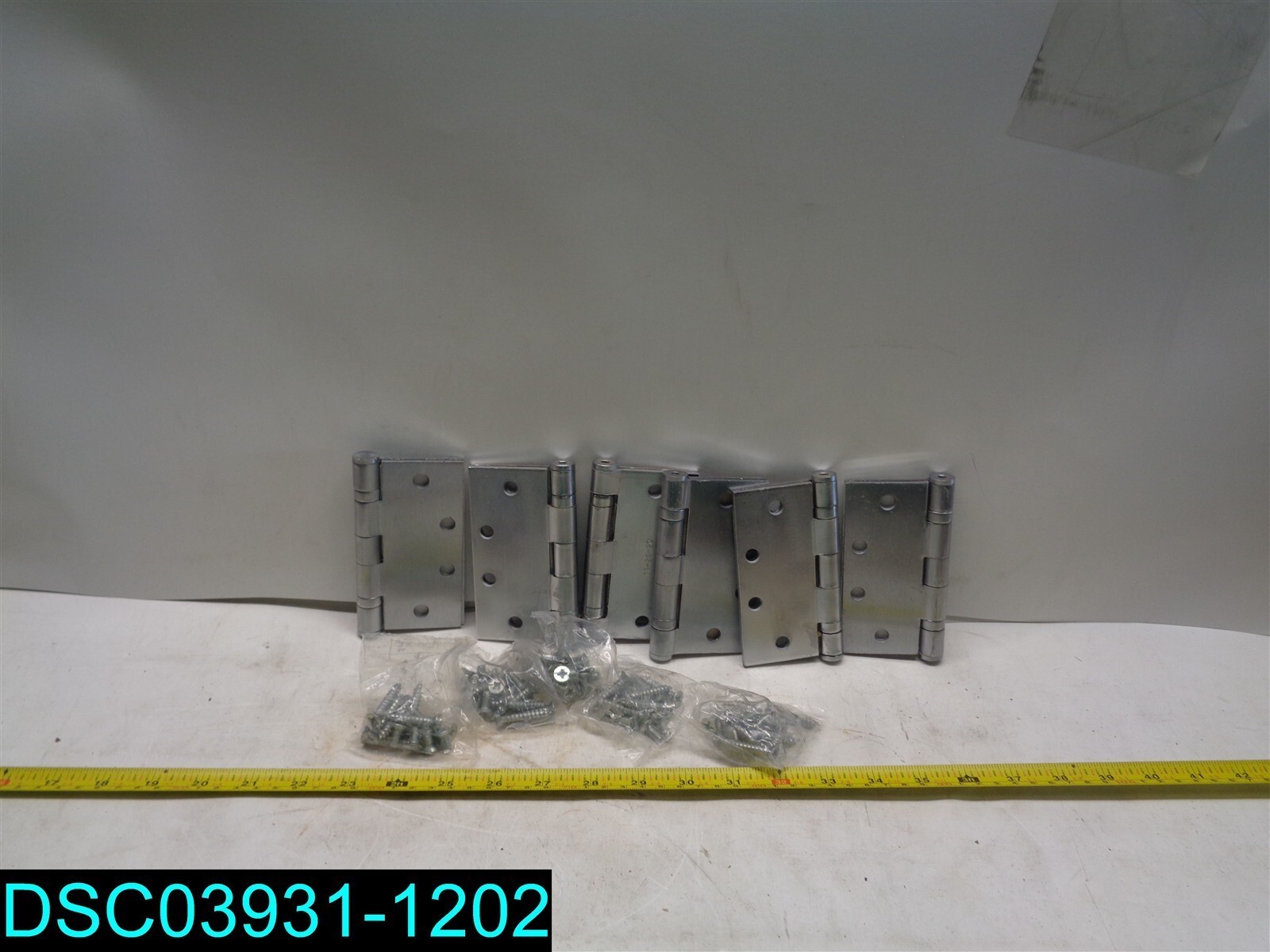 QTY=6:Hager Ball Bearing Steel Hinge4-1/2"x 4-1/2" BB12794545NR 10041359101083