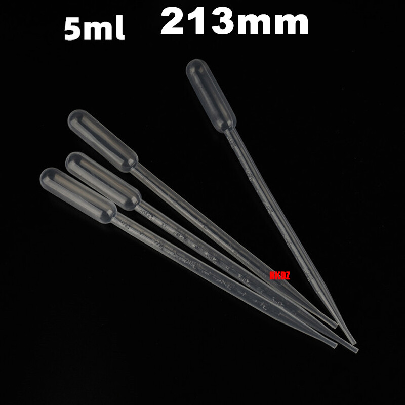 1ml/3ml/5ml Clear Plastic Pasteur Pipettes Dropper Liquid Transfer Lab Eye Straw