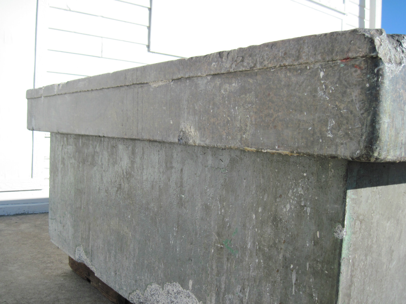 Large Solid Granite Surface Plate - 240" x 72" x 30" - 20' x 6' x 2.5' - HUGE!