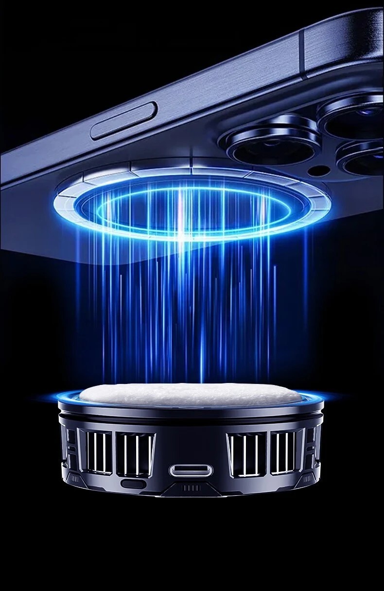 Phone Cooling Fan Mobile Radiator Cooler RGB Gaming Smartphone Cooling Device