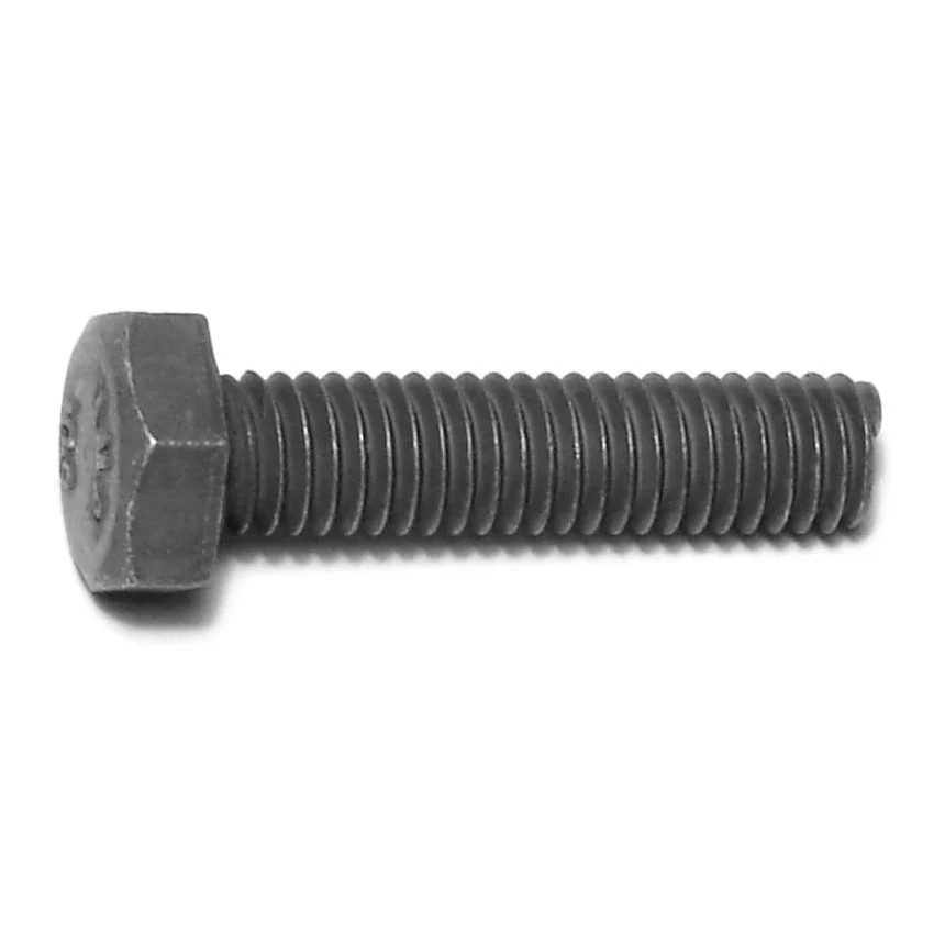 6mm-1.0 x 25mm Black Phosphate Class 10.9 Hex Cap Screws (331 pcs.)