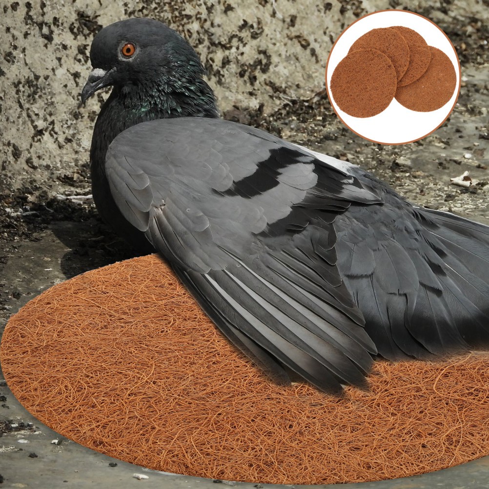 4Pcs Durable Coconut Fiber Pigeon Nest Mats Natural Breathable Bird Pads