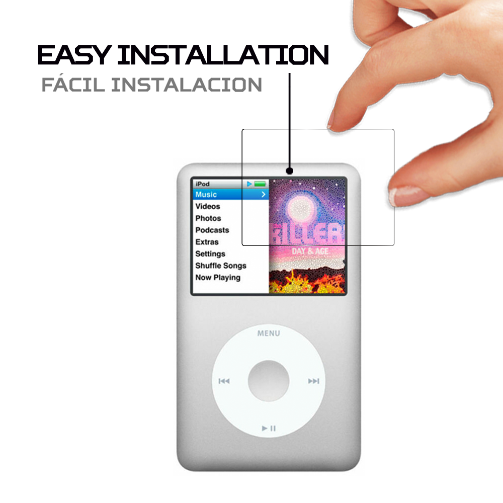 ANTISHOCK Screen protector for Apple iPod Classic 7