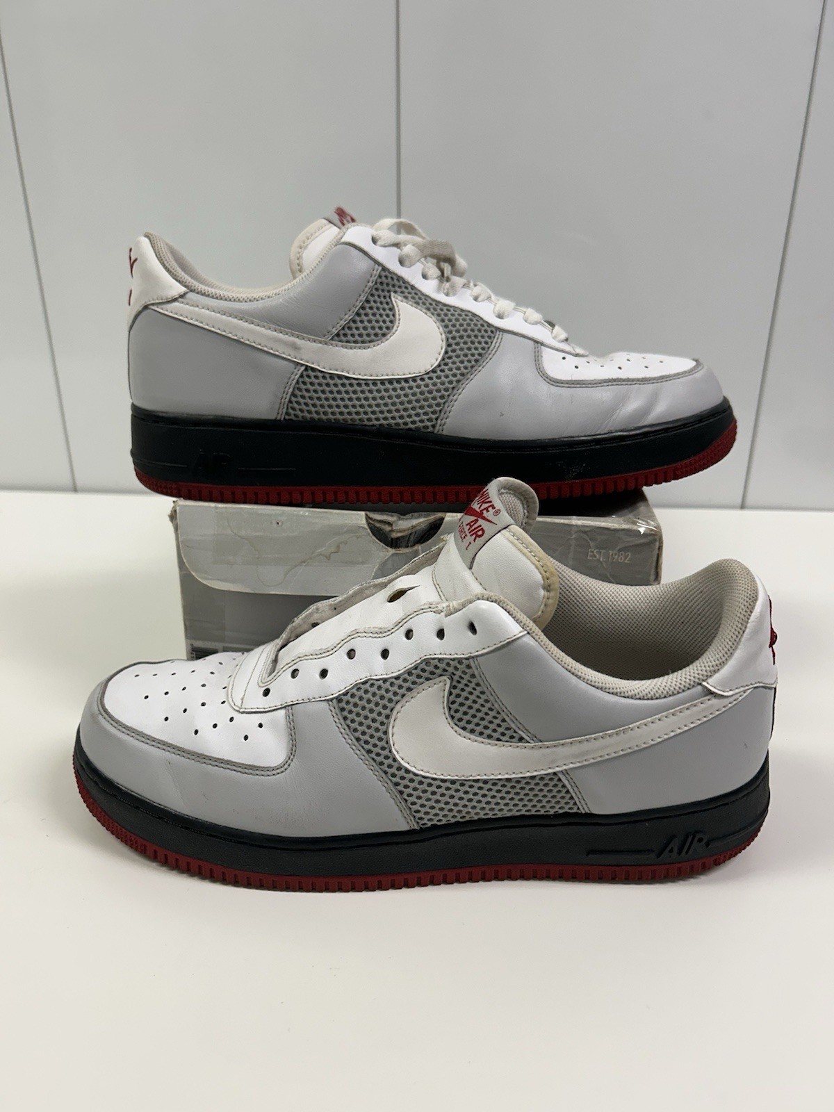 Size 12 - Nike Air Force 1 Low ‘07 White/Grey 2008 SKU 315122-118