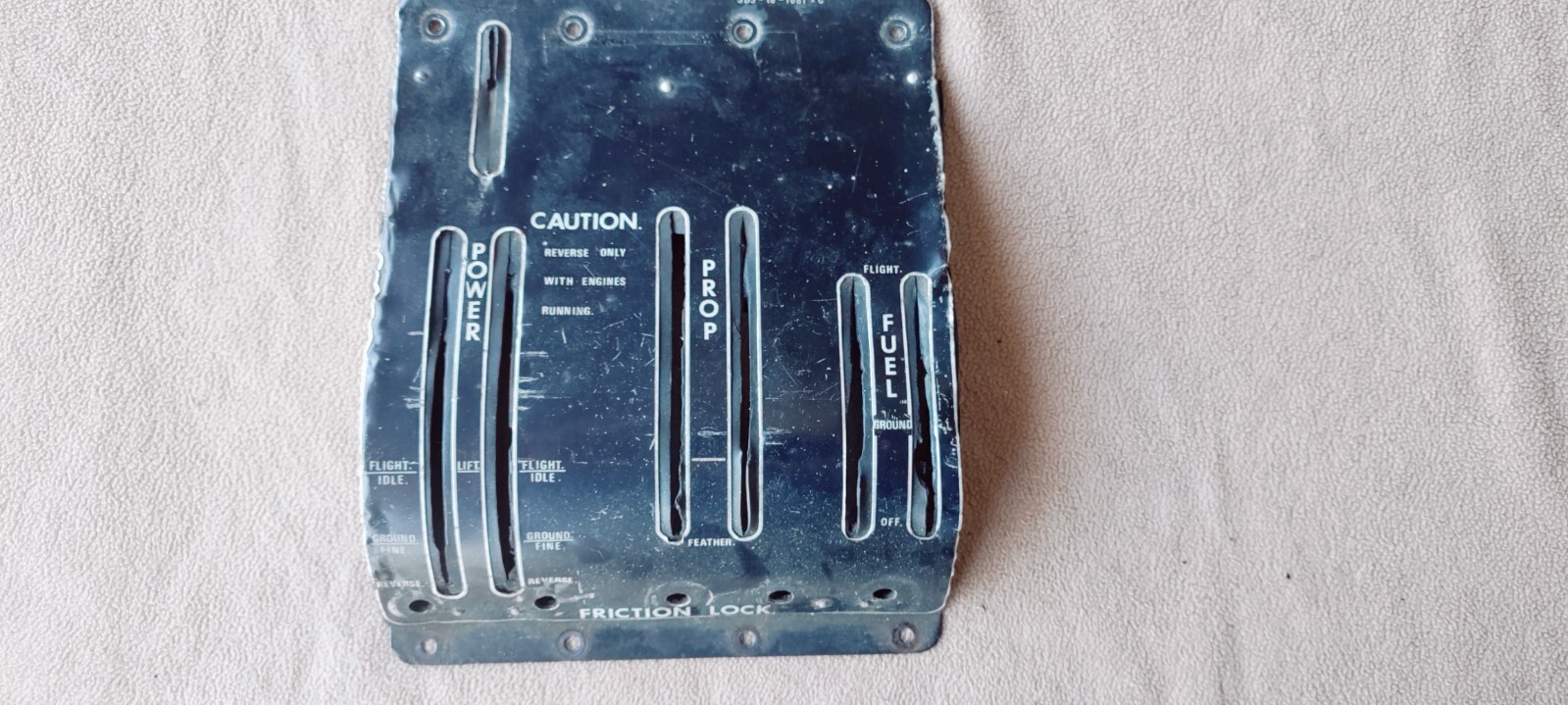 CONTROL PANEL - AIRCRAFT COCKPIT
