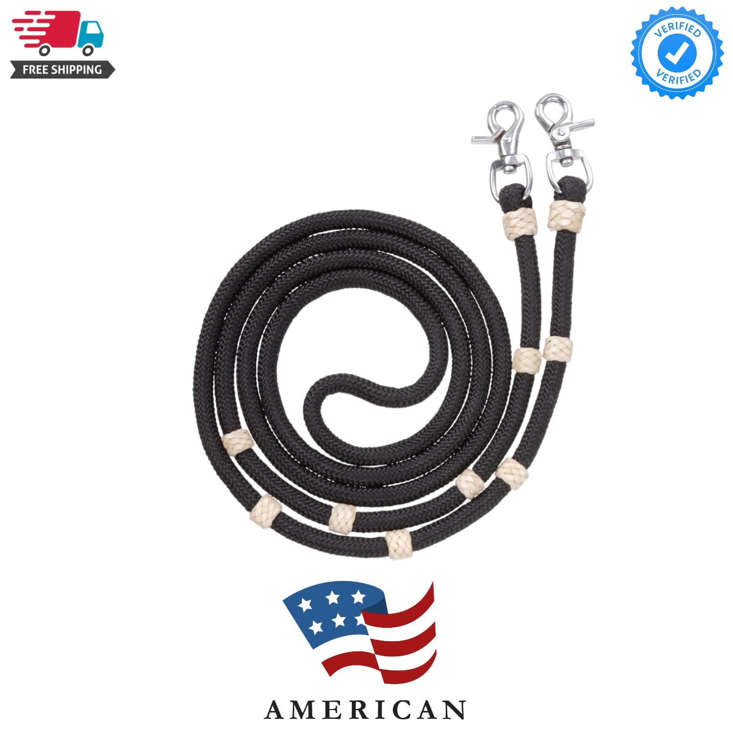 Royal King Braided Poly Cord Roping Reins