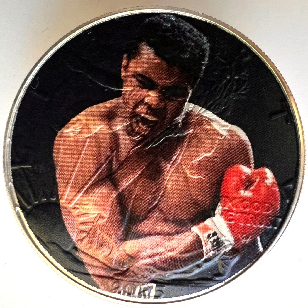 Muhammad Ali American Silver Eagle 1oz. .999 Silver Dollar Limited Edition Coin