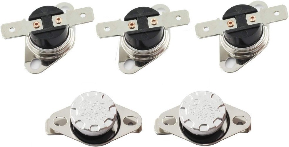 KSD301 110C 250V 10A NC Thermostat Thermal Control Switch 5 Pack Temperature