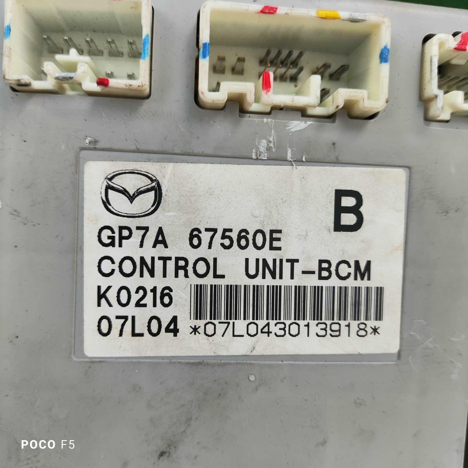 2007-2008 Mazda 6 Body GP7A 67560E Control GP7A67560E Module BCM BCU Mazda6 OEM