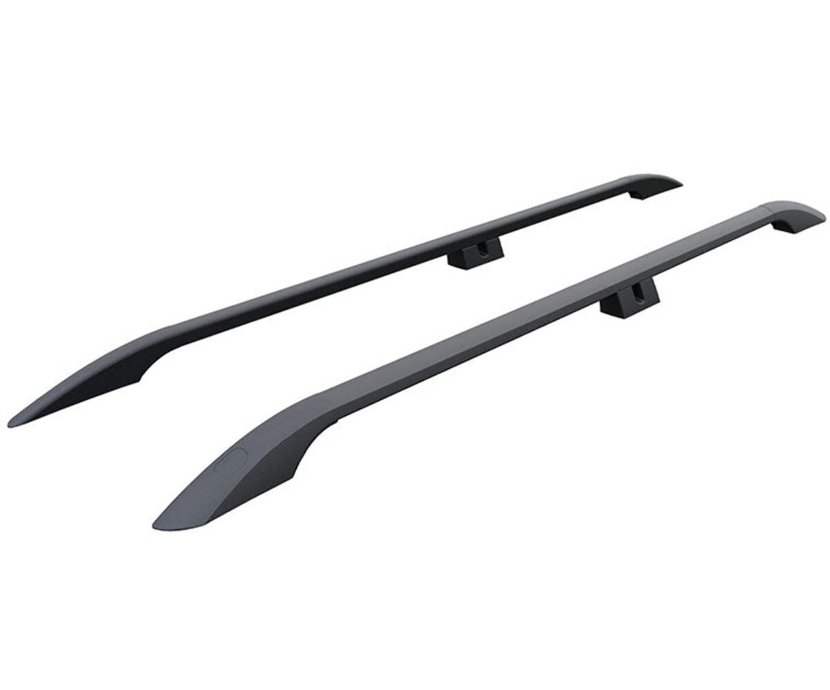 For Peugeot Partner Lwb 2018-2025 Aluminium Roof Rails Black