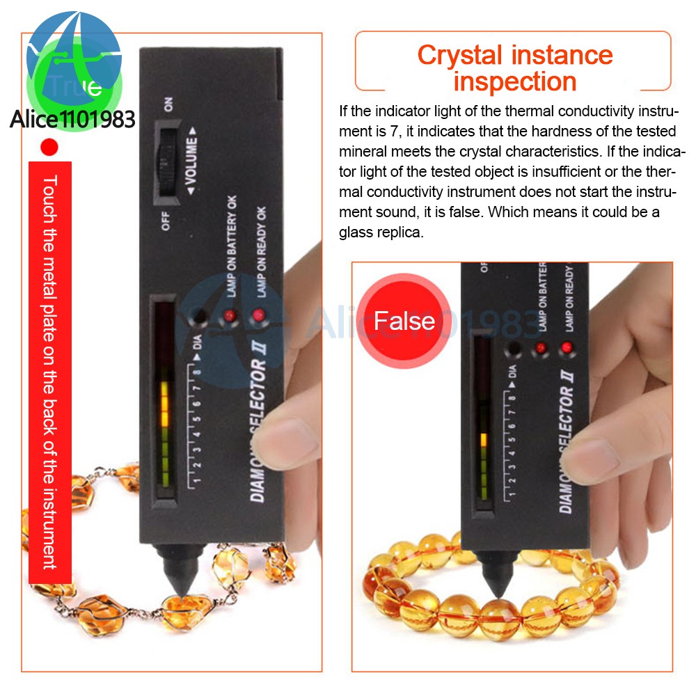 Diamond Discriminator Tester Mohs Hardness Diamond Thermal Conductivity Tester