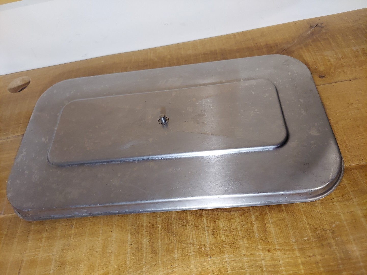 Taylor Hopper Lid Stainless Steel 20.75" X 11.25" Missing Handle