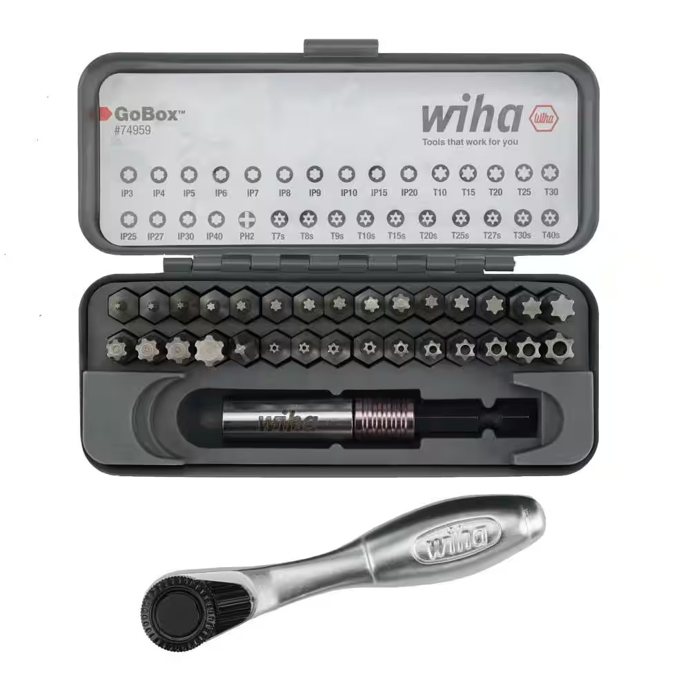 Gobox Master Torx Bit Screwdriver with Mini Ratchet (32-Piece)