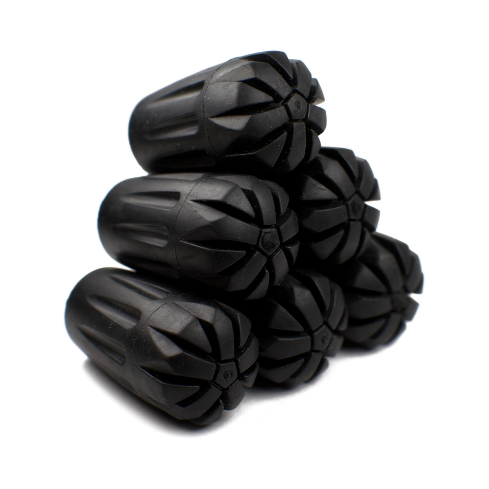 Hiker's Gold Trekking Pole Boot Tips (6 Pack)