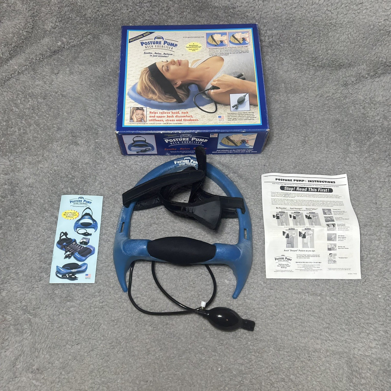 Posture Pump Neck Exerciser Disc Hydrator Model 1000